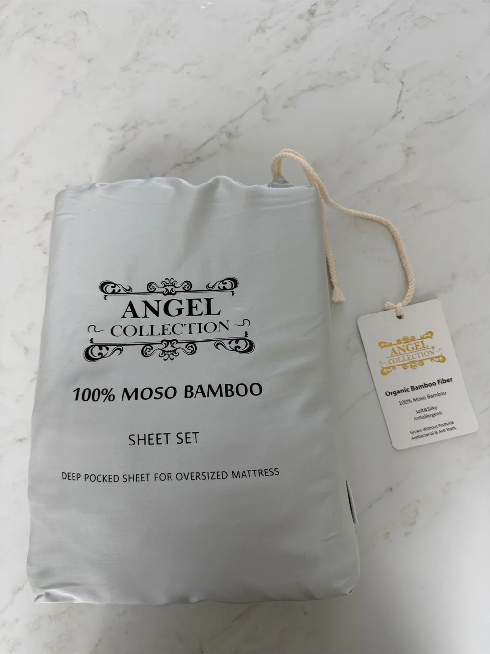 Angel Collection King Bamboo Sheet Set